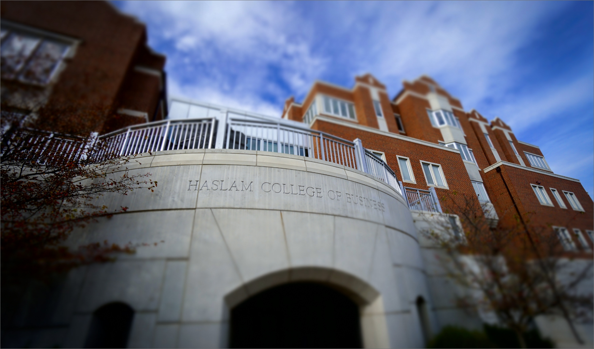 Haslam College of Business building exterior